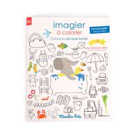 FR-EN - Imagier stickers Les Popipop - 28 pages (emb/6) 
